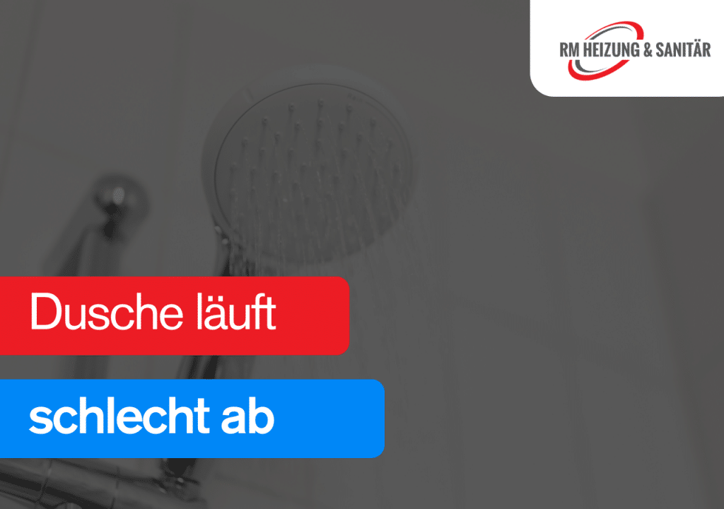 Dusche läuft schlecht ab - Wir erklären warum!