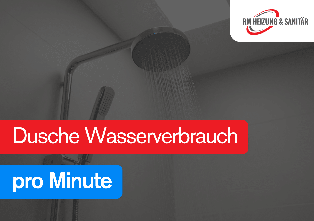 Dusche Wasserverbrauch pro Minute