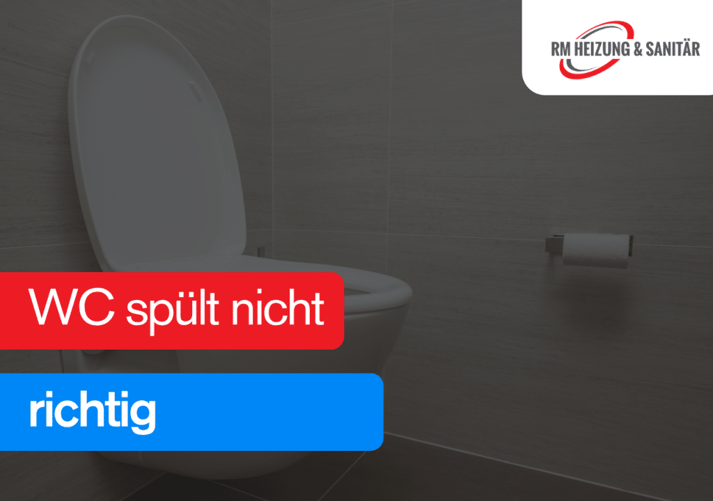 WC spült nicht richtig